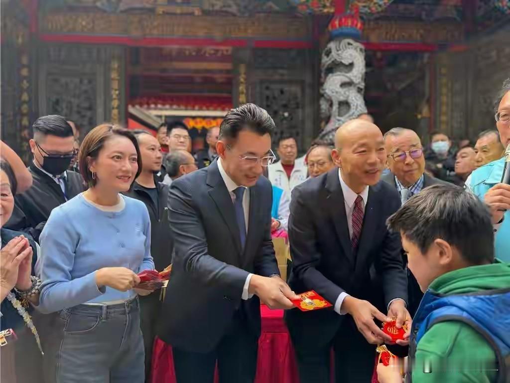 国民党台中初选迎来新变局？韩国瑜南下与江启臣同框，虽然韩国瑜强调此行只为新春拜年