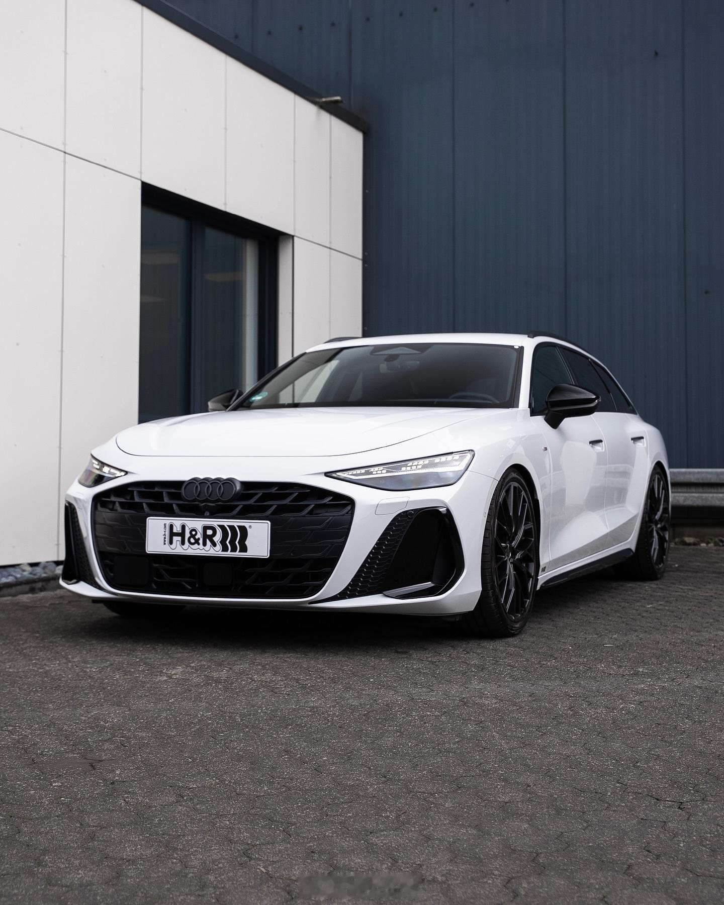 白色奥迪A6Avant还是更好看A6L就适合黑色