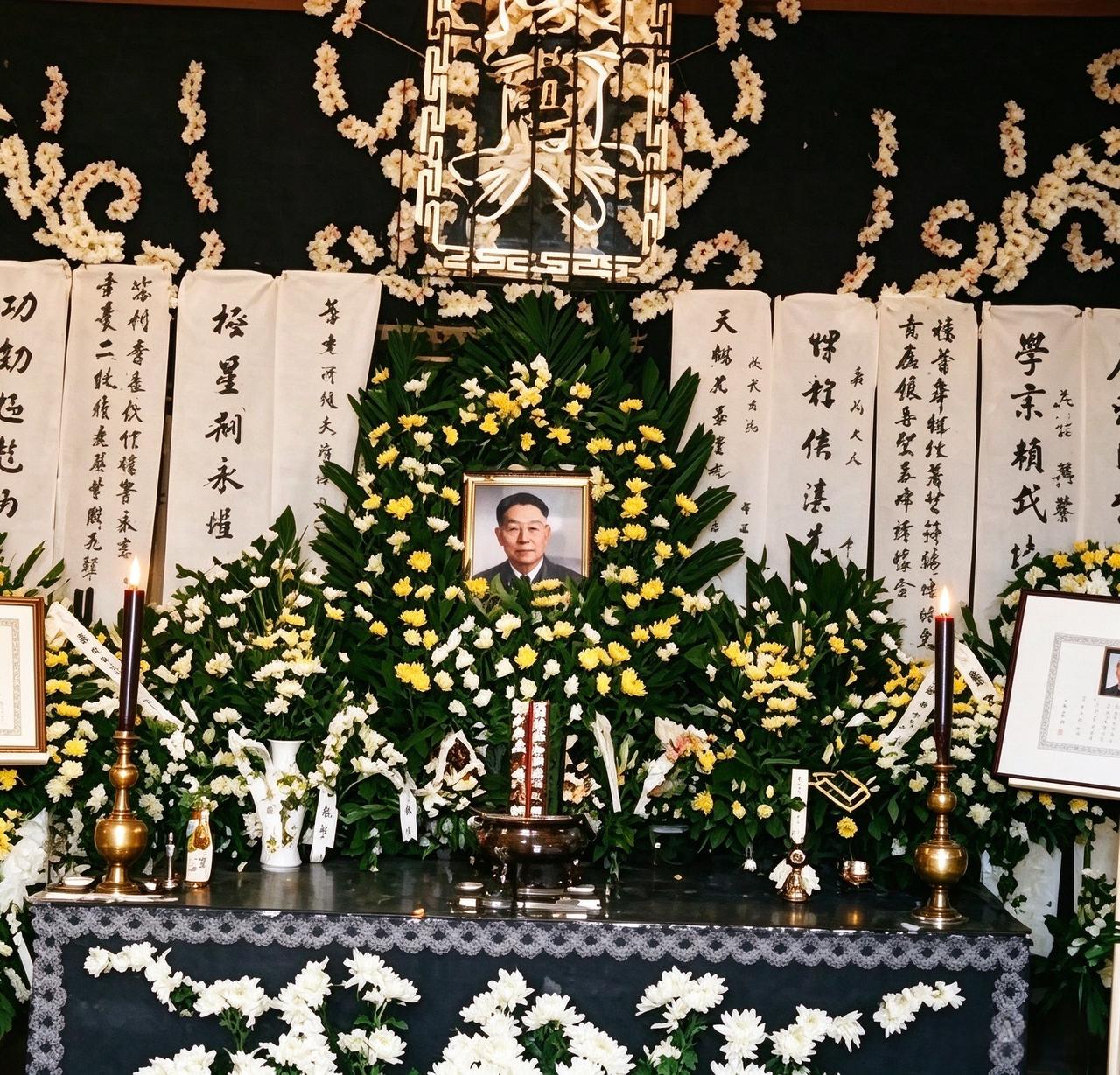 这是四川军阀杨森的葬礼。他的一生令许多男人羡慕不已，又令许多男人痛恨不已。他喜欢