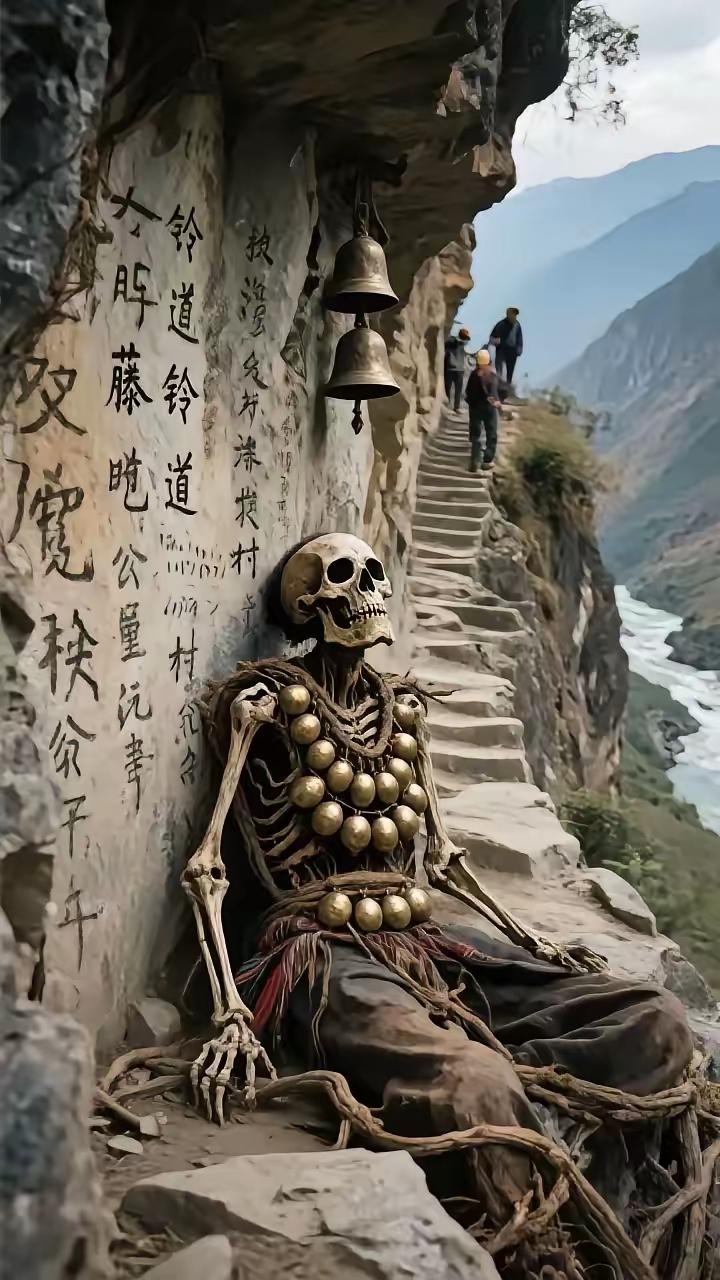 扶贫队炸开怒江绝壁的瞬间，谁能想到会炸出一段藏了百年的热血？那具缠着老藤、挂