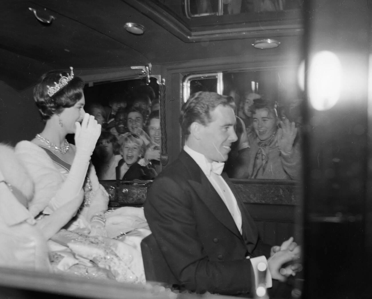 英国王室6️⃣5️⃣年前的今天1960年5月4日，大婚在即，玛格丽特