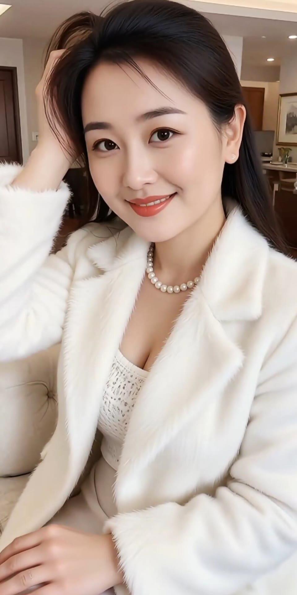 玉人如雪，笑靥如花。