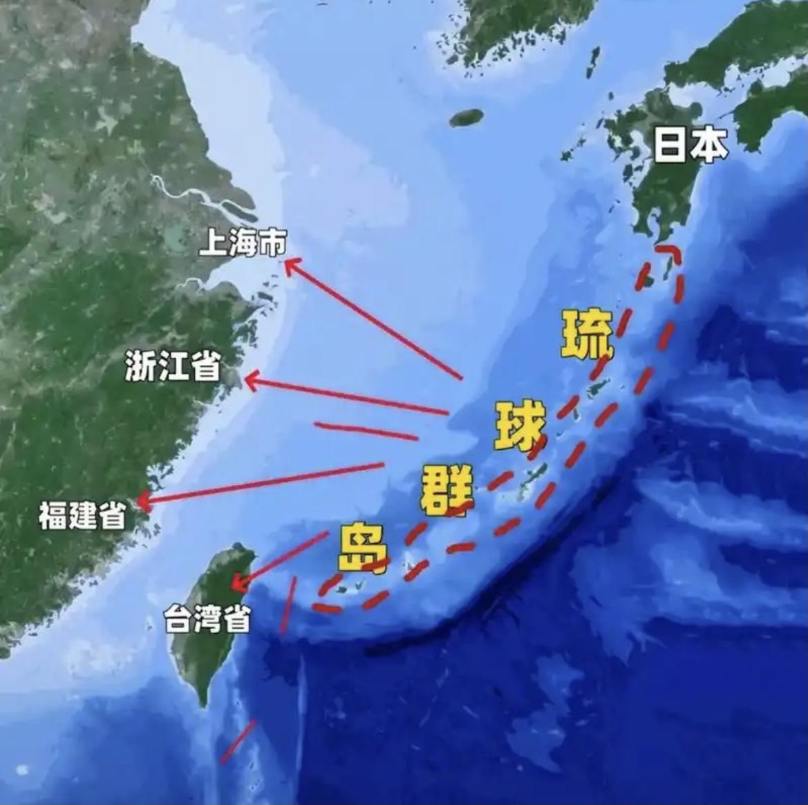 琉球群岛，从来不是日本的！解决中国东南周边海域划界纷扰，就是要主抓一条：琉球