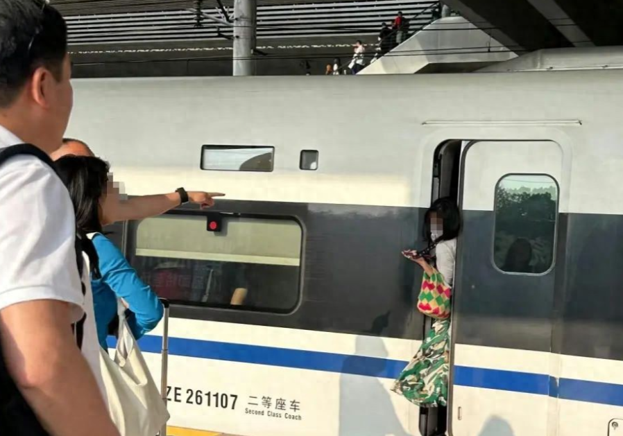 又一起“拦高铁门”事件！列车启动女子却冲出挡门，知情人曝细节