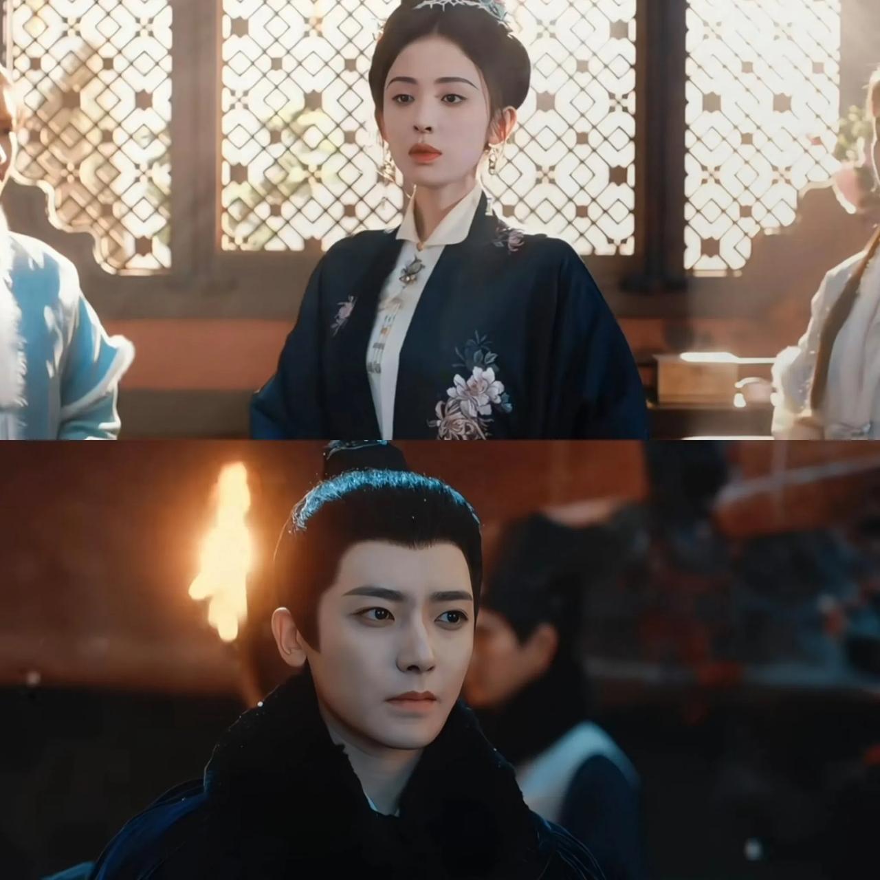 这么看，无论是剧情还是角色妆造都是古力娜扎稳赢了。这侯明昊自己演的两部男主剧，