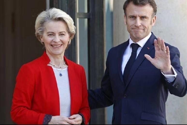 2月10日，路透社报道:“法国周二建议欧盟对中国商品加征30%关税，或推动欧元对