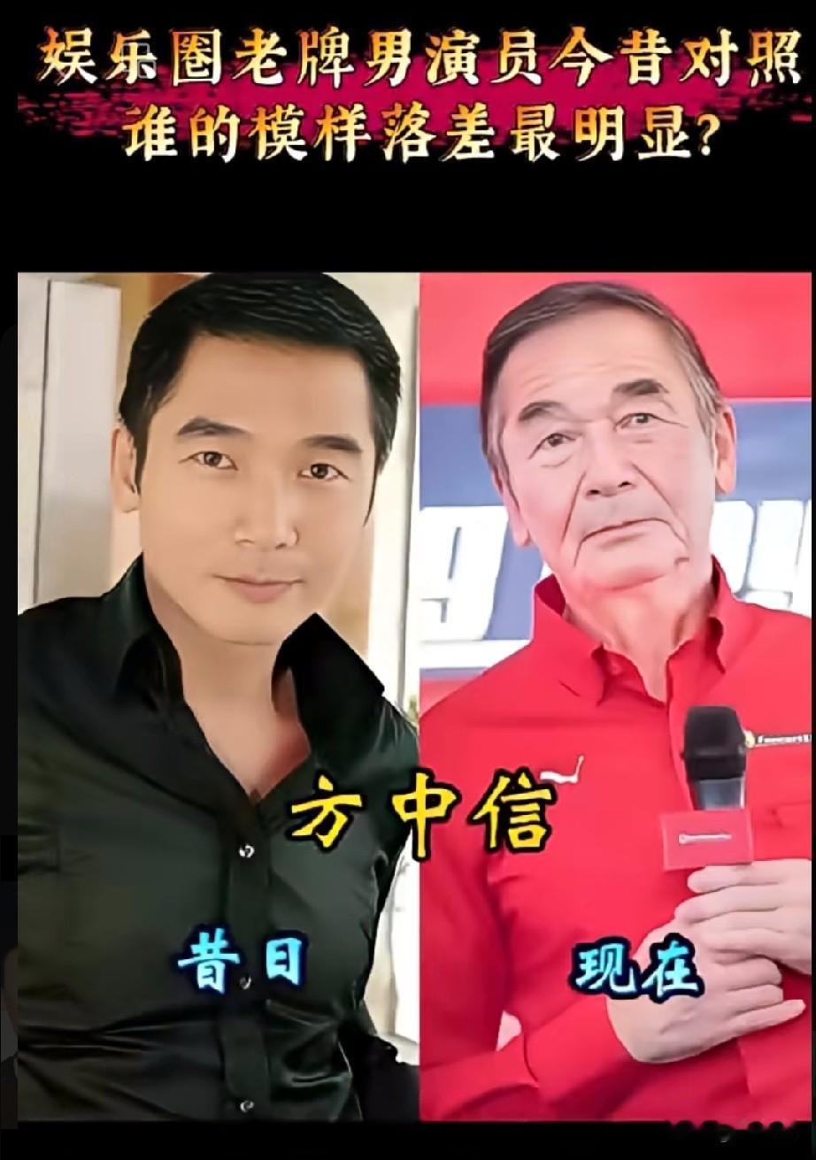 娱乐圈6位老牌男演员今昔对比谁的模样落差最明显？岁月是一把杀猪刀男神也会断