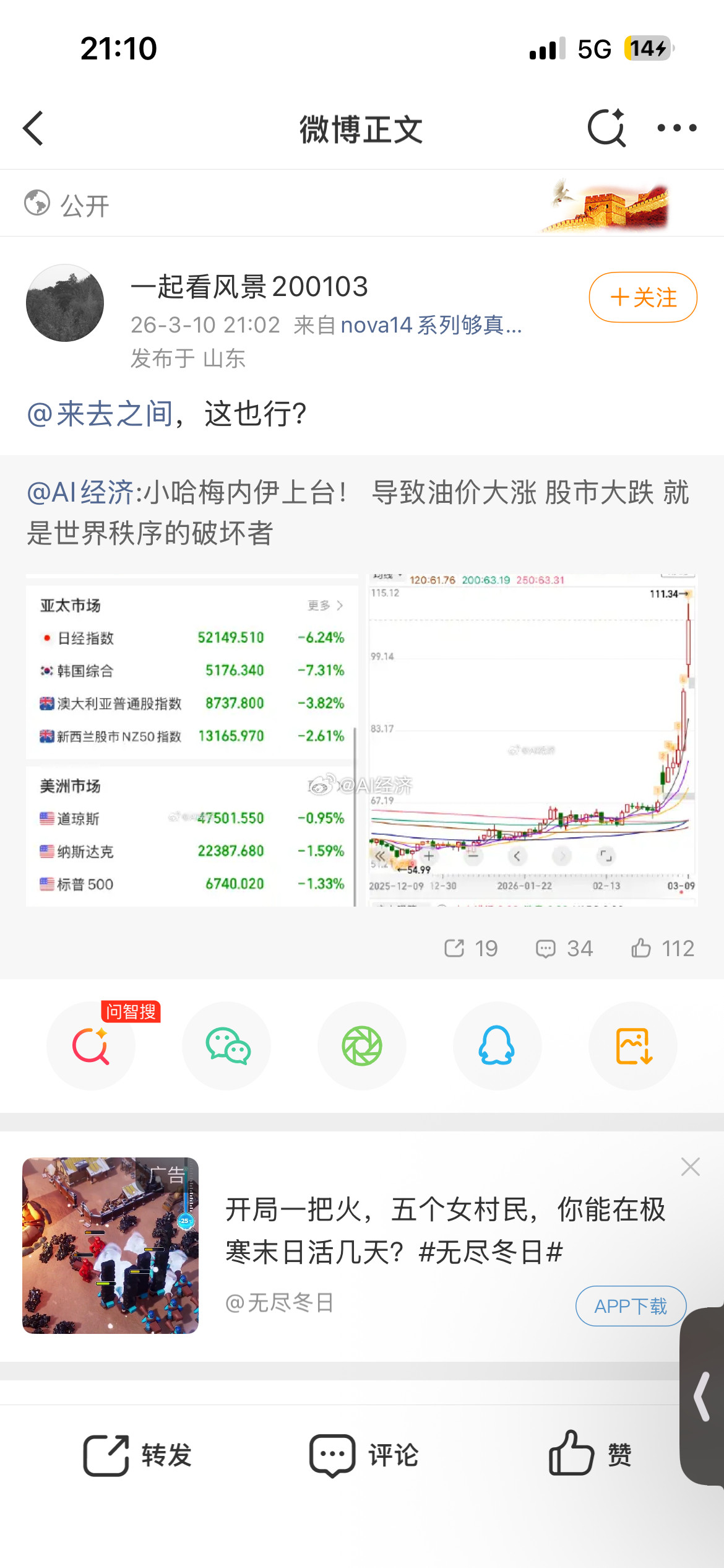 这是多无知资本市场金融界公认的事实都不知道也不会核实也不知道逻辑关系