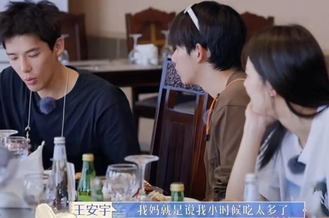 王安宇坦言不吃海产的原因，说：“我小时候吃，我妈说以前每天因为她上班忙，她就每天