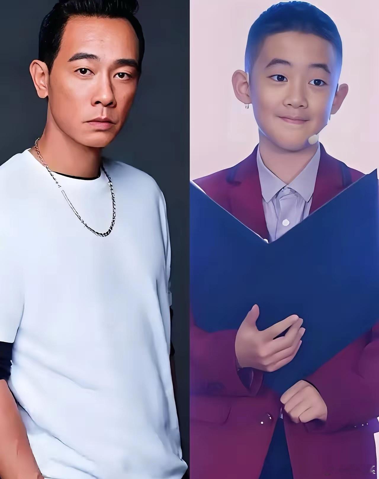 58岁的陈小春这下可以放心退休了。　他儿子Jasper真的挺让人嫉妒的。明明才1