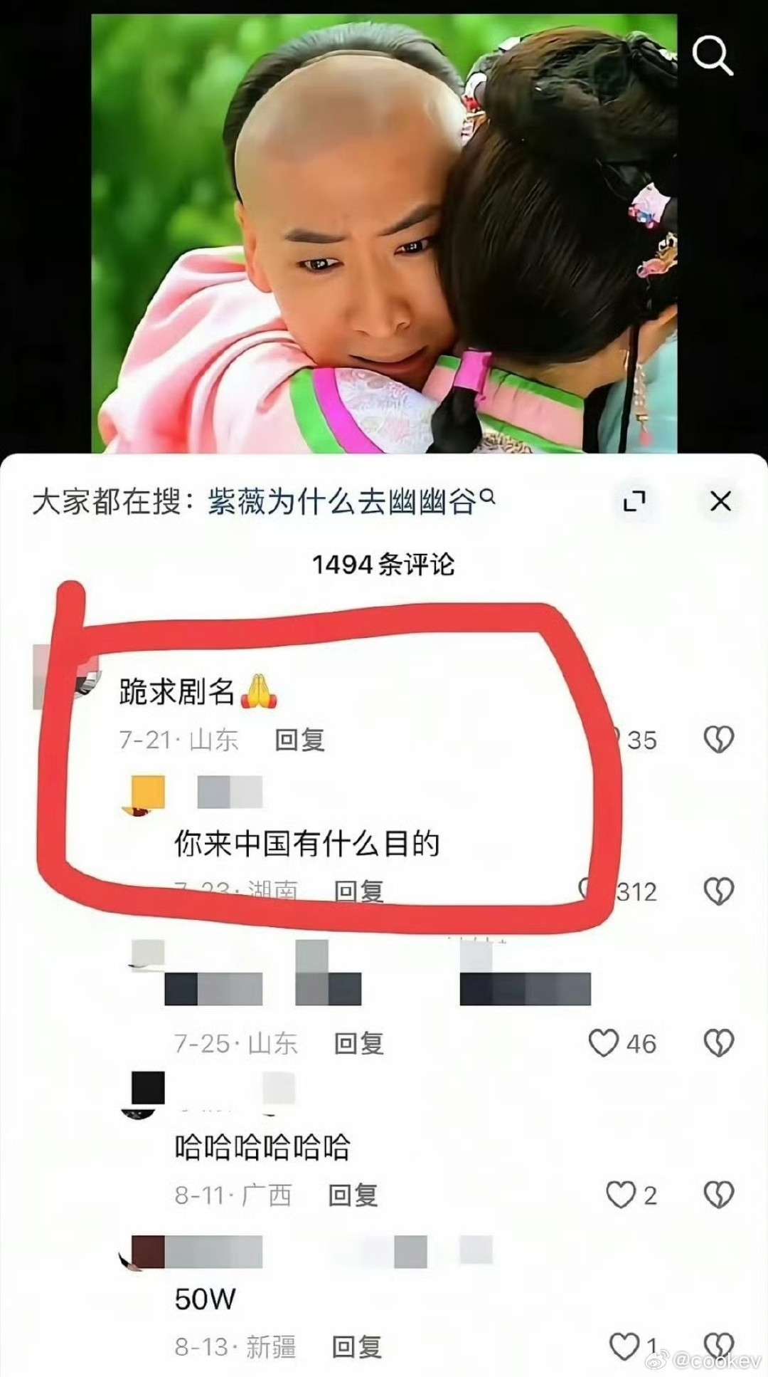 “你来中国的目的是什么？”
