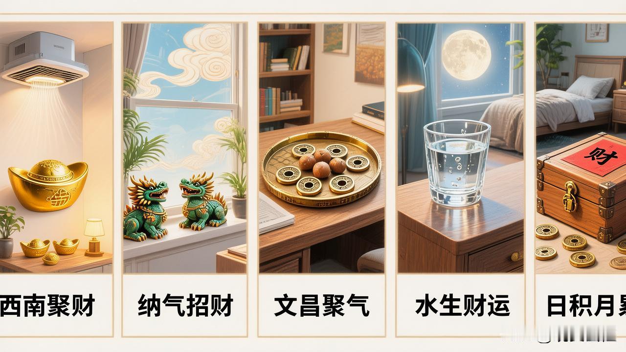 家里这5个地方悄悄动一动，老祖宗说“财气”不请自来俗话说“财为养命之源”，在