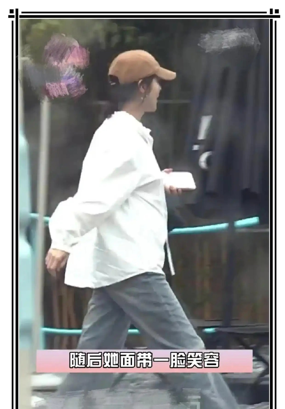 张佳宁路透疑似怀孕，外出喝咖啡小腹隆起，网友：像五六个月​