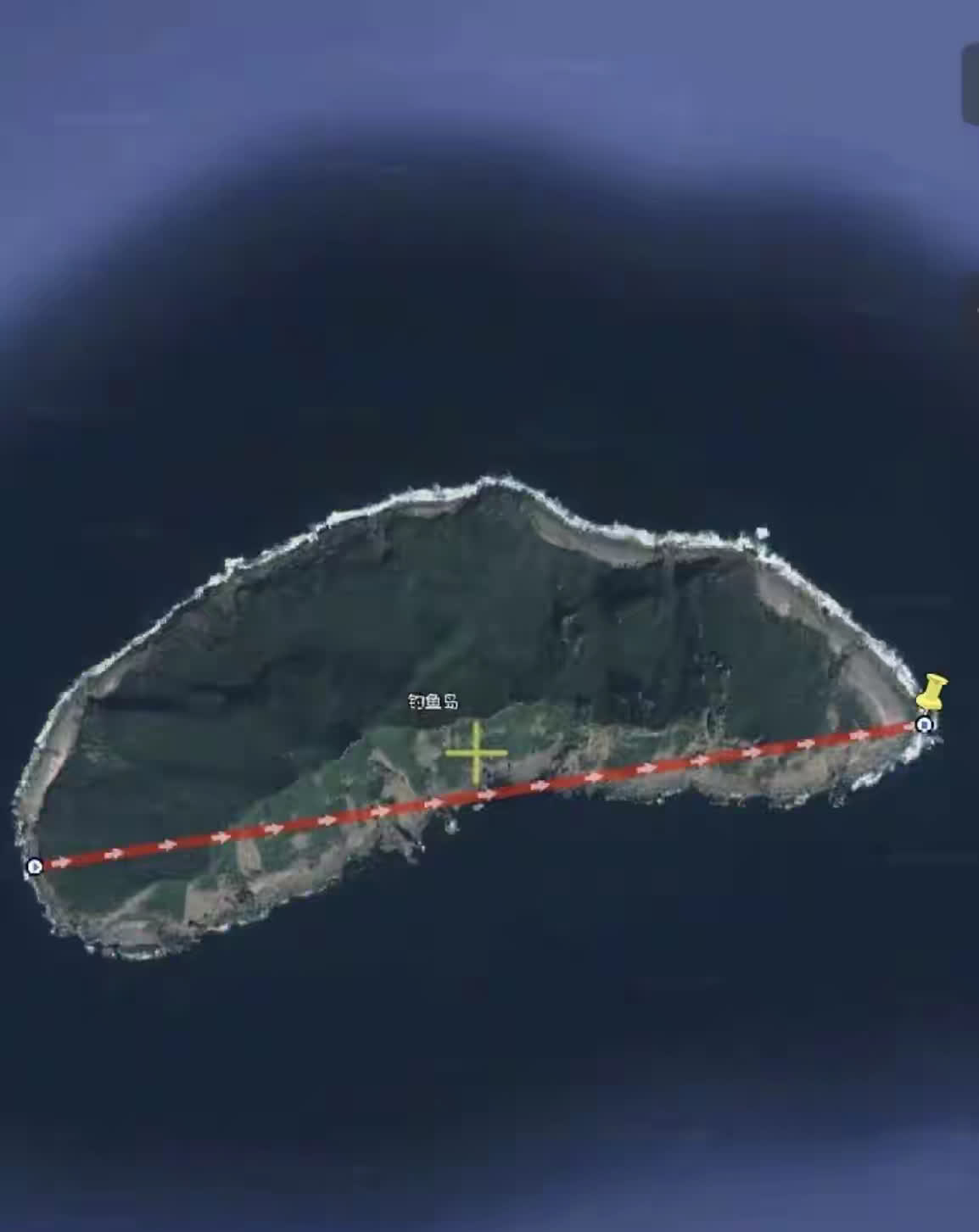 钓鱼岛竟然有近4平方公里，比填海前的永兴岛还大，填海后的永兴岛也才3.2平方公里