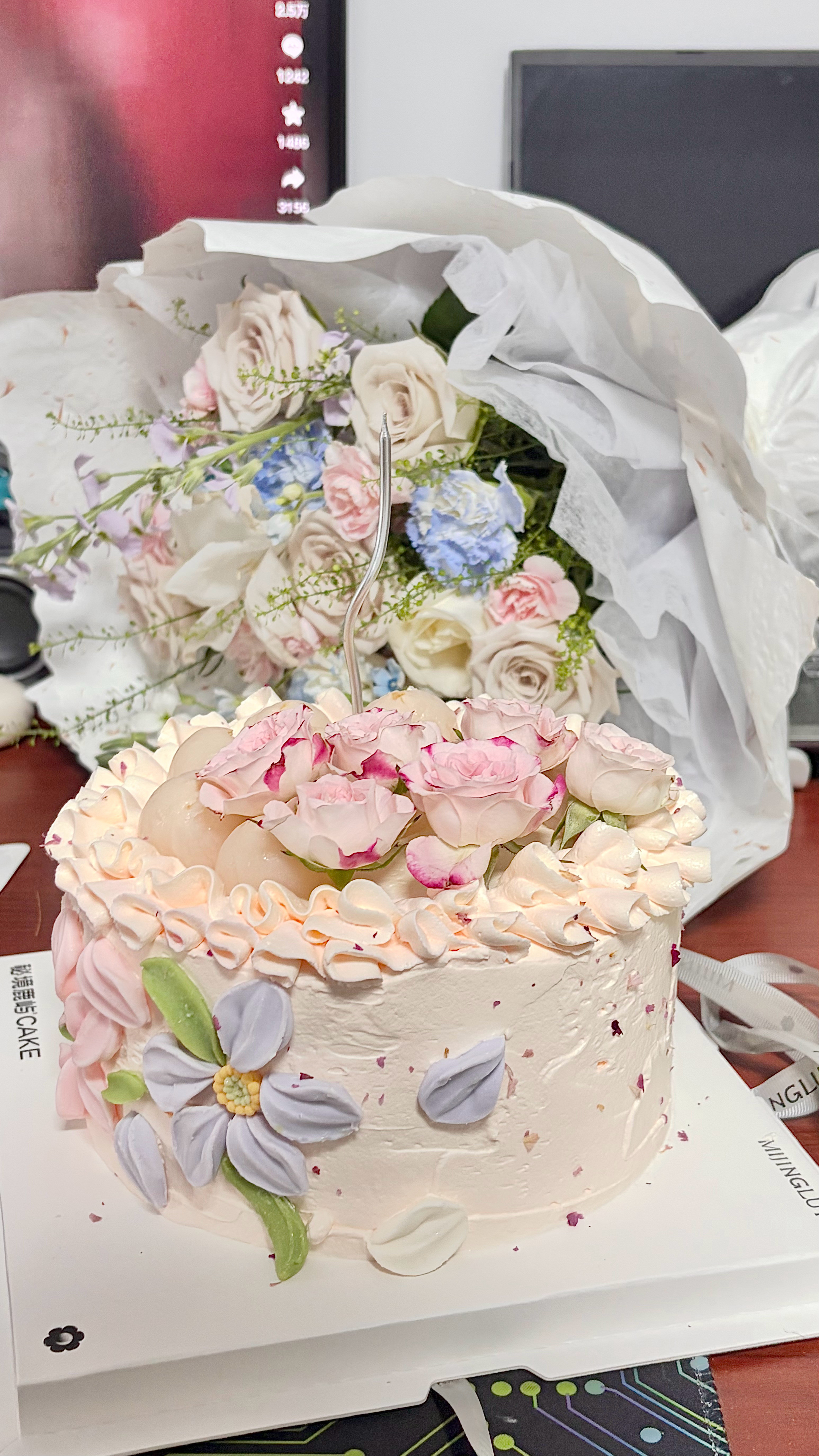 今天给男朋友过生日🎂嘻嘻