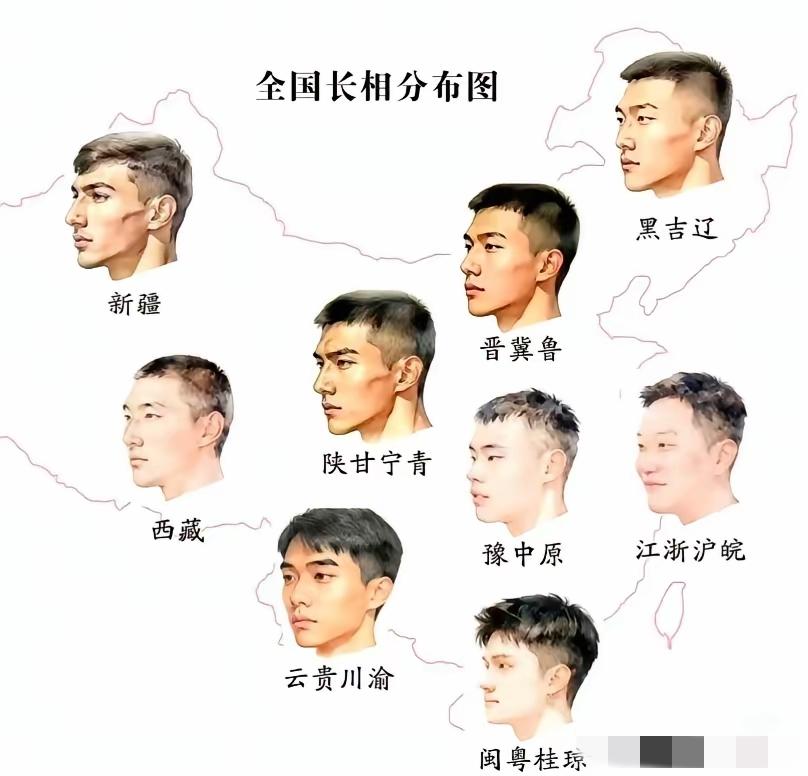 你觉得哪个地区的男生长的最帅？