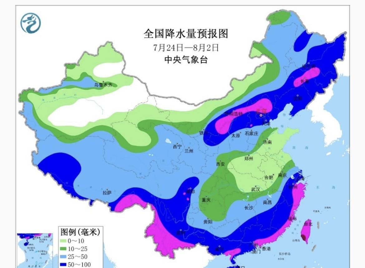 【中期天气预报】最新数值来看未来十天，影响我国冷涡路径偏东，后续压制副高缓慢东