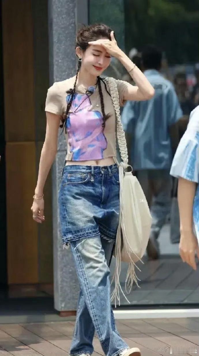 娜扎真是穿的好随意啊，这身材绝了