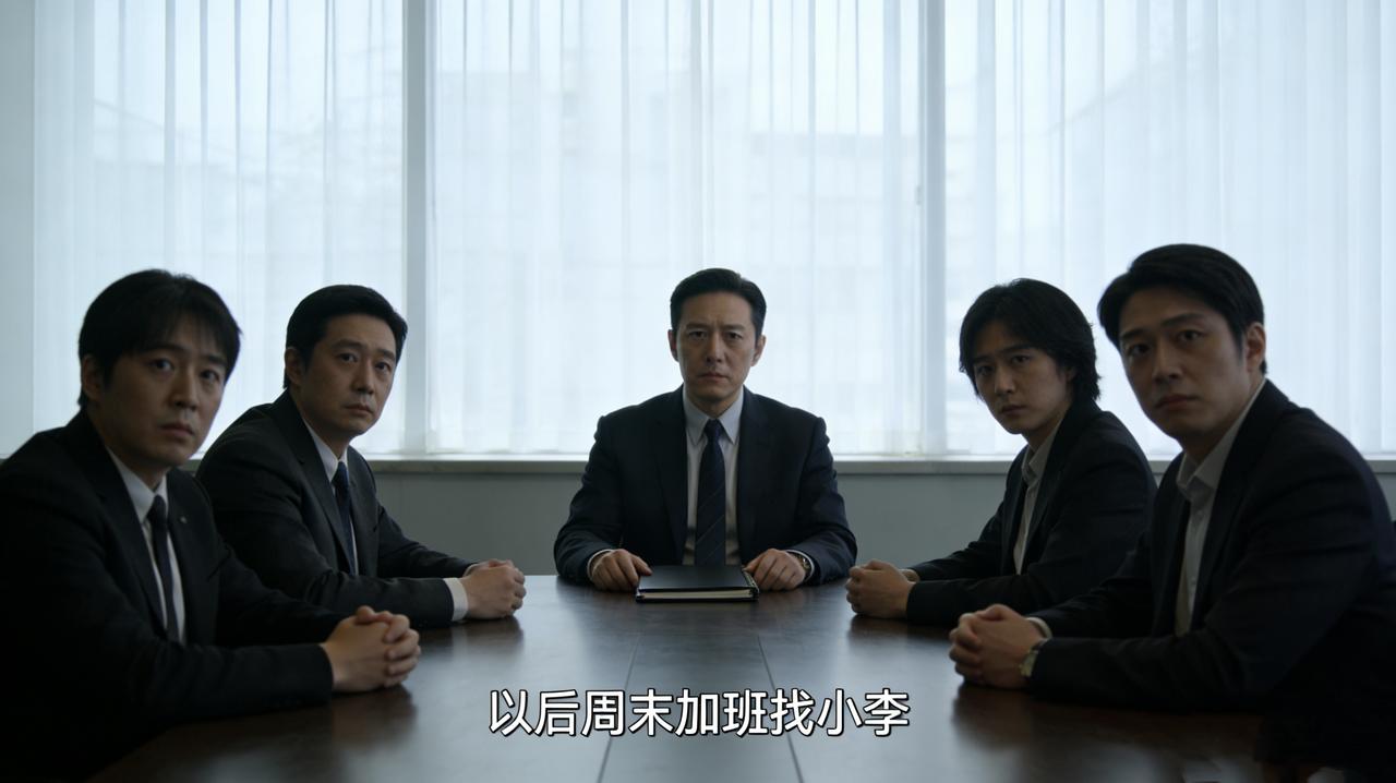 会议开到一半，老板突然放下笔记本，神情严肃地扫视全场。“跟你们说个事。”他顿了