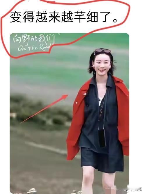 说白了就是太瘦了，都瘦脱相了。