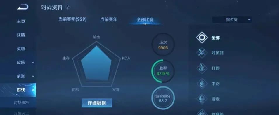 有一位玩家十分无聊，有可能是被刺激到了吧，看到一个玩家的战绩后，直接吐槽！他看到一位男玩家玩了990