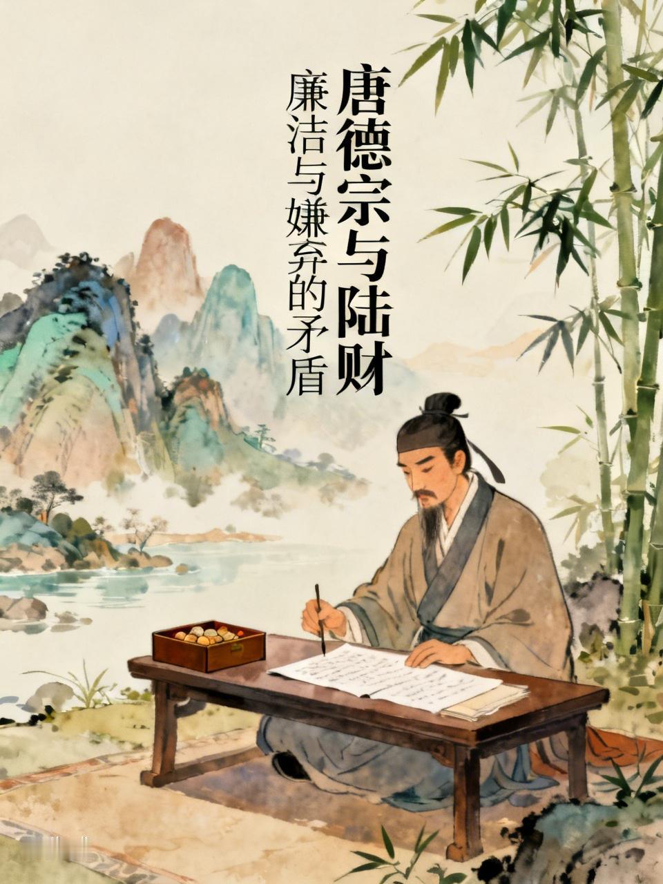 宰相陆贽廉洁，唐德宗却很嫌弃，派人传话，对陆贽说：地方官员送点见面礼，