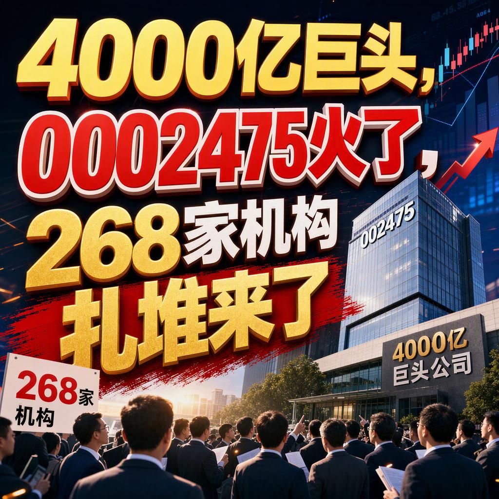 268家机构，60家基金公司，10条光模块产线。这三个数字，拼出了立讯精密最近