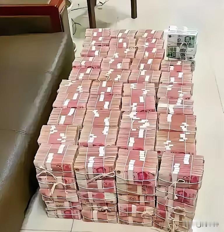 某单位一把手被抄家，从家里抄出来的现金据说有数百万！一把手的贤内助平日里在单