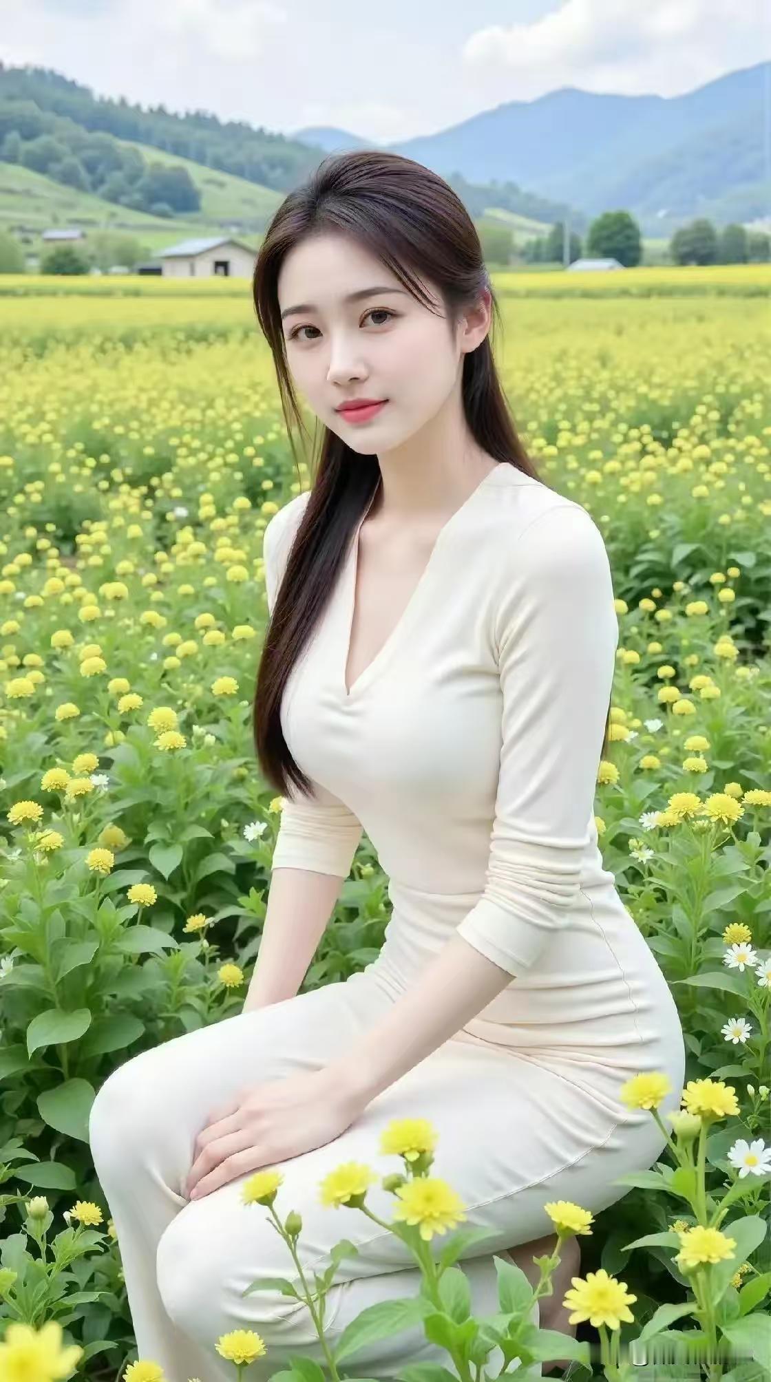 捣练子春渐去，夏初长。遍野黄花漫野香。闲坐临风凝目望，清芬一缕染衣裳。