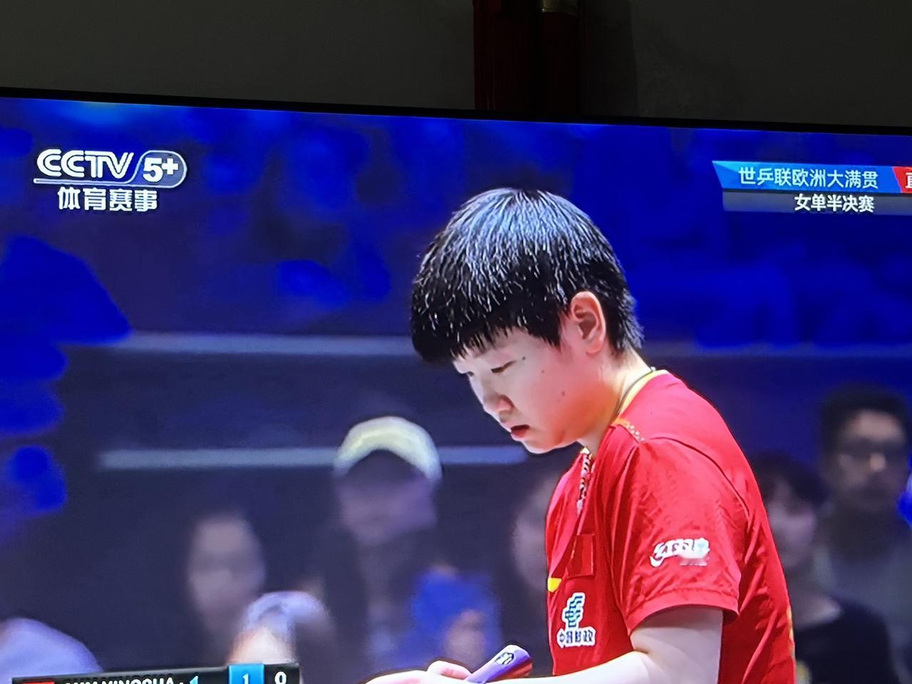 北京时间8月23日，国际乒联WTT欧洲大满贯瑞典站比赛女单半决赛，中国队的