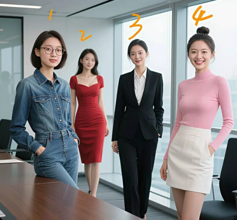 四个美女，不同的风格，不同的气质，你想带哪个回家见爸妈？
