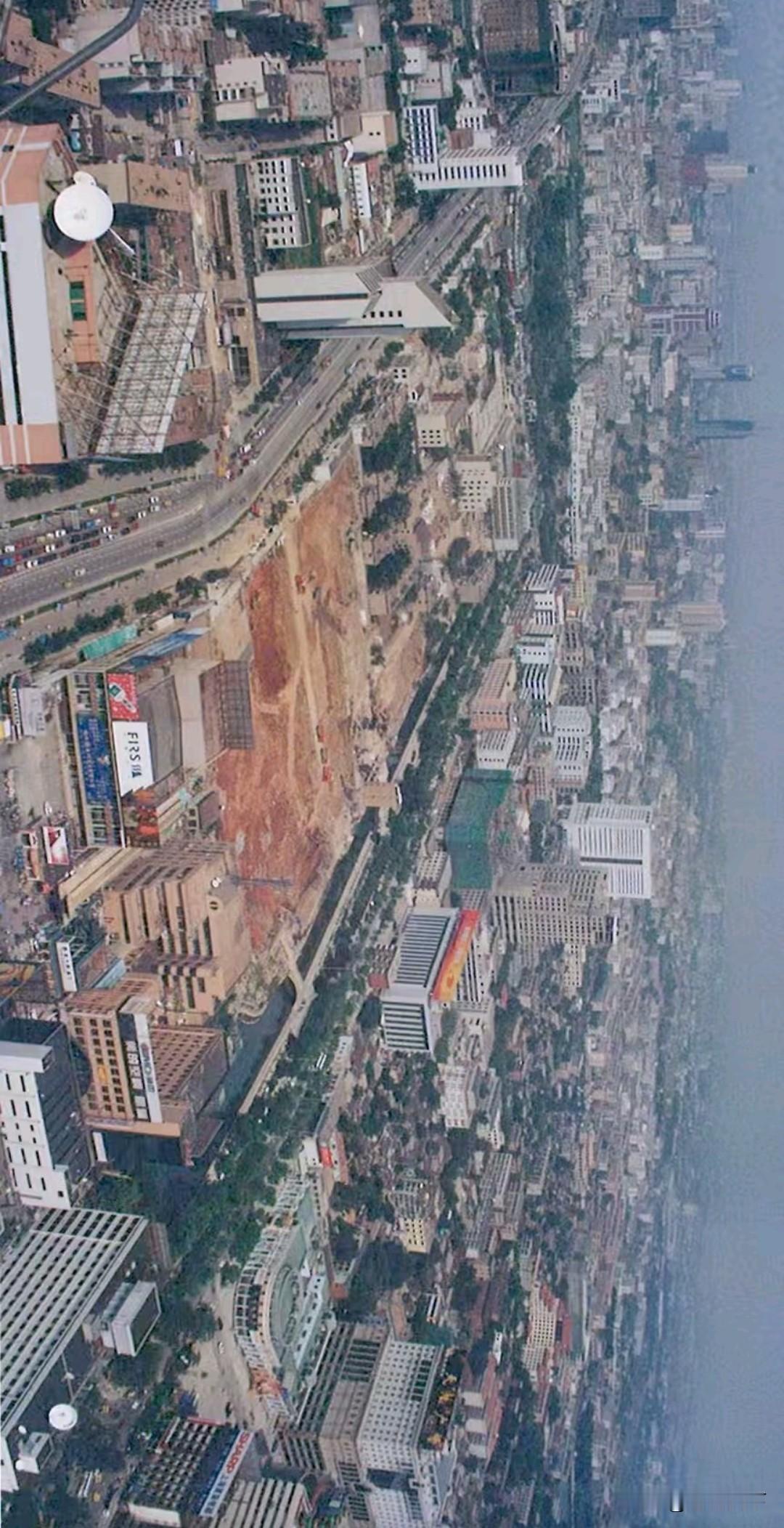 建设中的济南泉城广场