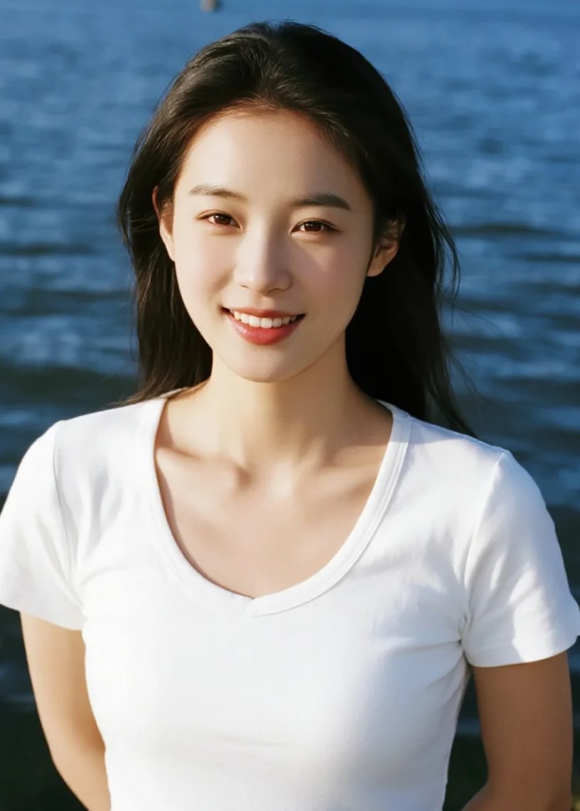 美女的甜美风采，每一眼都是心动的理由