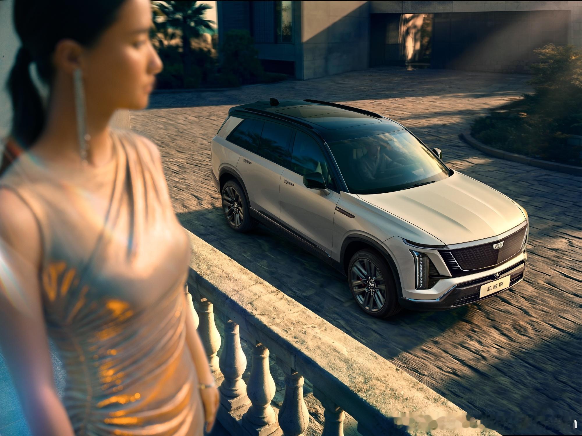 【凯迪拉克全尺寸纯电公路旗舰SUV凯威德将于4月22日上市】4月13日，凯迪拉克