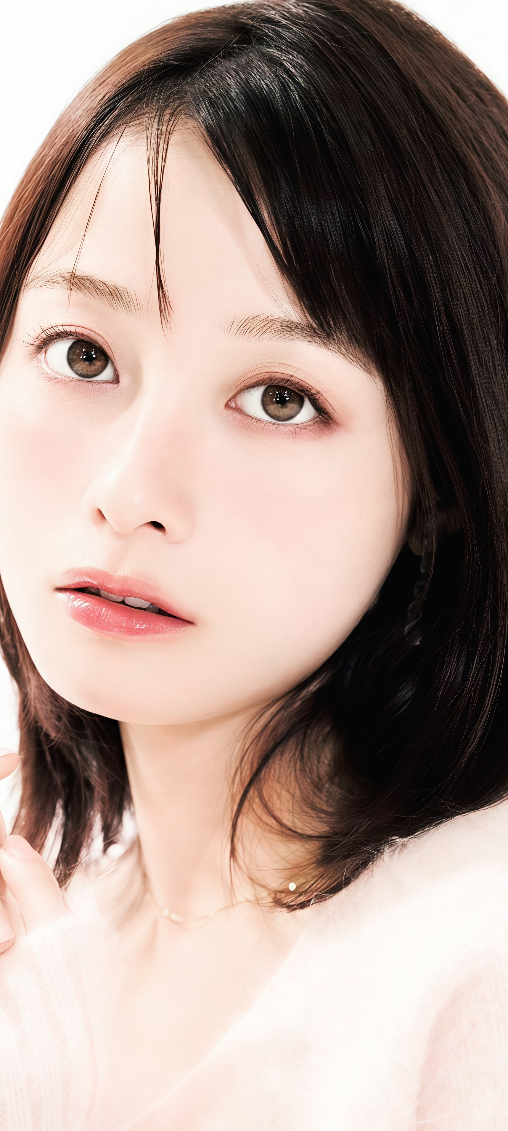 桥本环奈粉色系头像壁纸女神这一组真的是绝美啊专栏·LOVE桥本环奈图频产