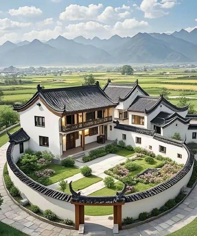 圆和方的院子，你喜欢哪个形状？​​​