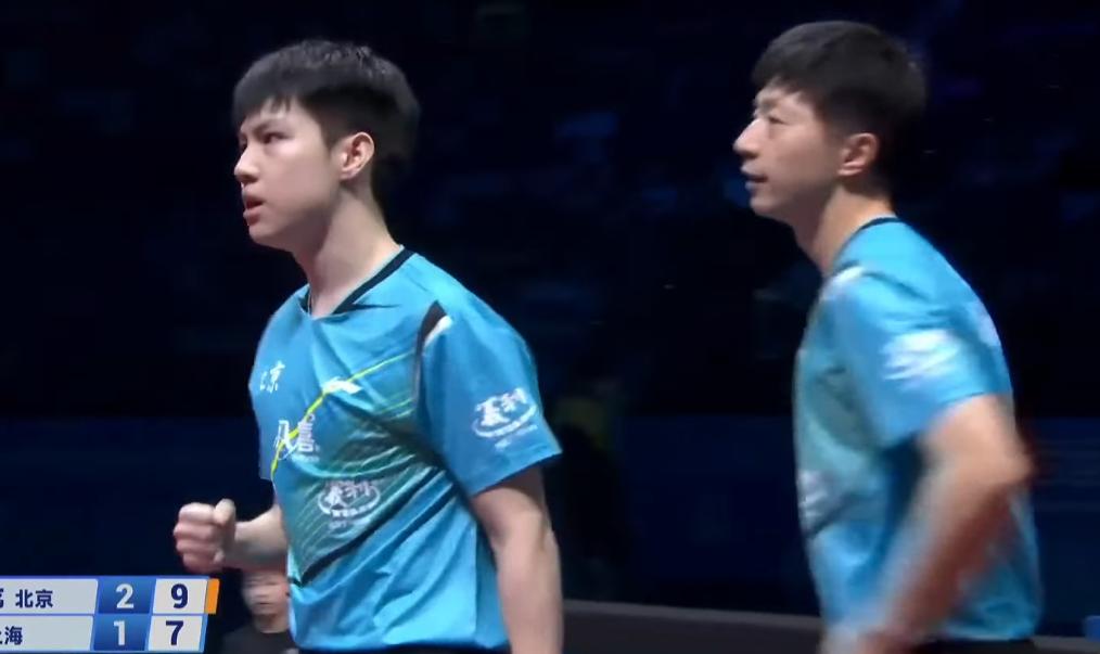 坏了，估计这次樊振东也无力回天了！第一盘双打，上海队1:3输给了北京队，