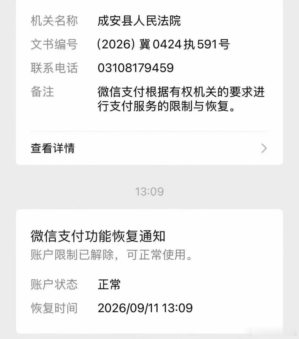 执保、財保、冻结、履行通知书、支付令、执恢等法律文书，切记要及时处理，别错过最佳