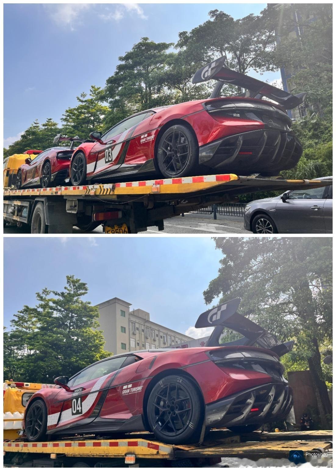 评论区看到的，全球限量30台的仰望U9X。有两台03号和04号在国内被拍到了，估