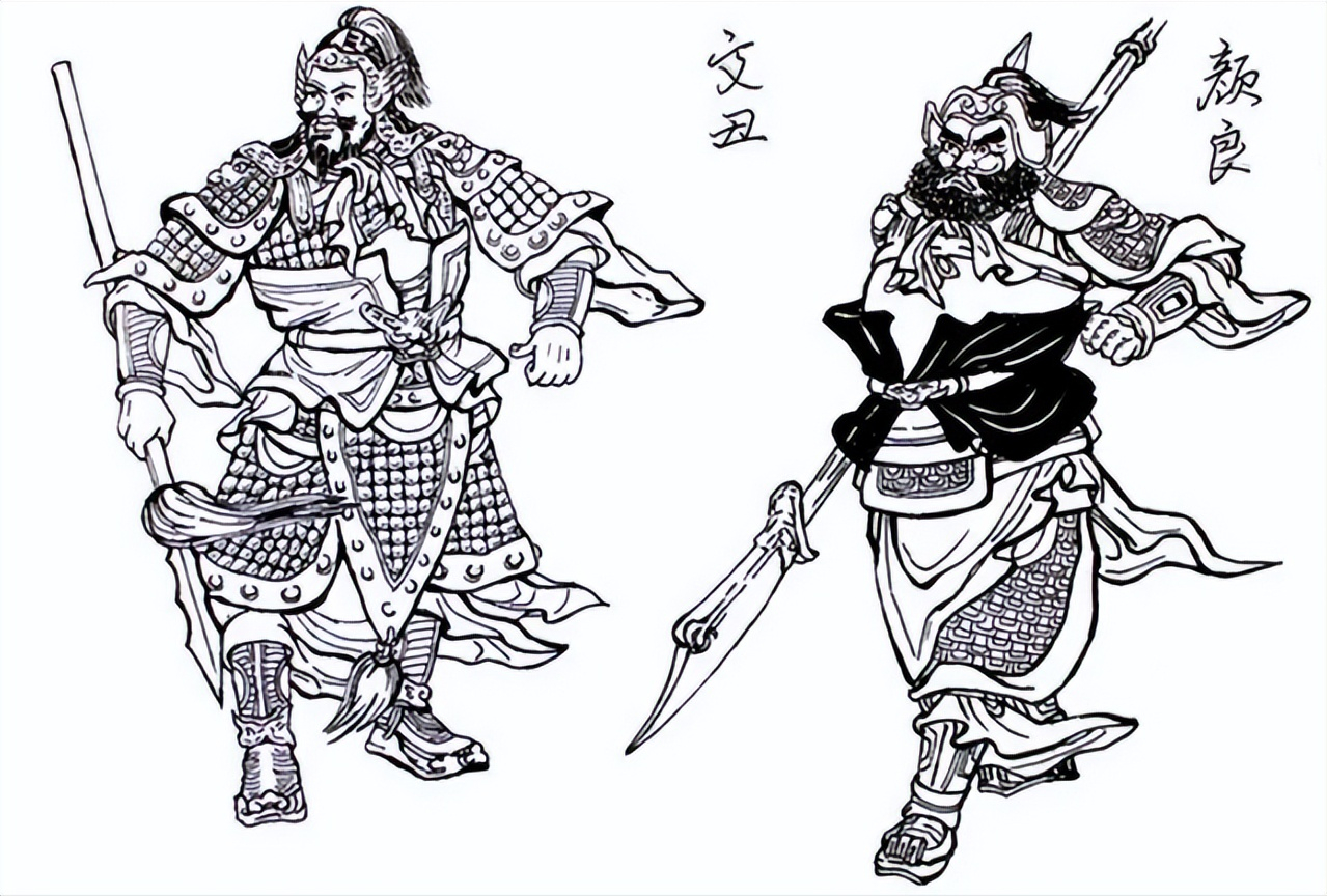 “颜良措手不及，被云长手起一刀，刺于马下！”若颜良全力迎战，两人真刀真枪正面交锋