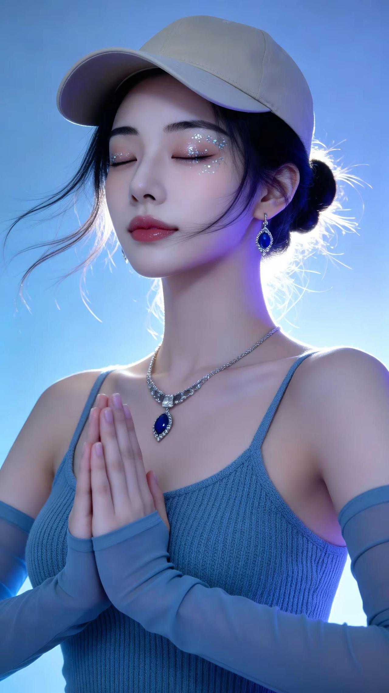 闭眼睛的瞬间，和自己的温柔撞个满怀💙愿你也能被生活温柔以待，得偿所愿。