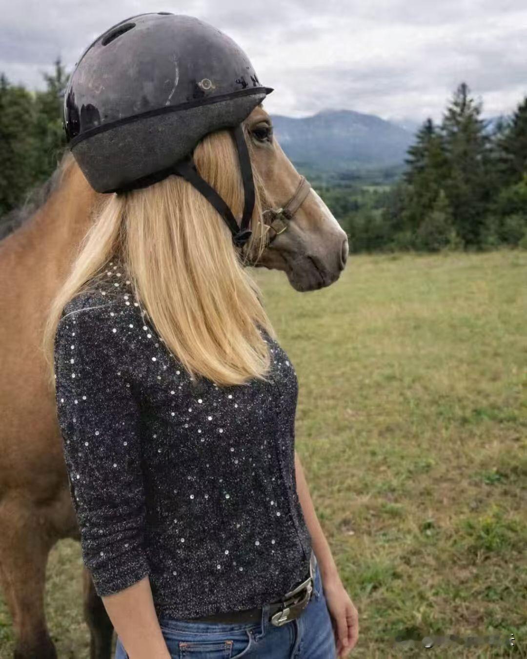 哈哈，我确定这不是AI，而是拍摄角度