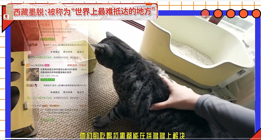 拼多多把快递送进想不到的地方在直播间买东西经常看到很多在问：内蒙包不包邮，回答