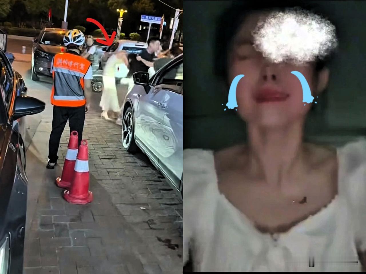 湖南长沙原配抓小三，小三道歉。镜头前她哭得伤心，狂扇自己耳光，称以后绝不破坏别人