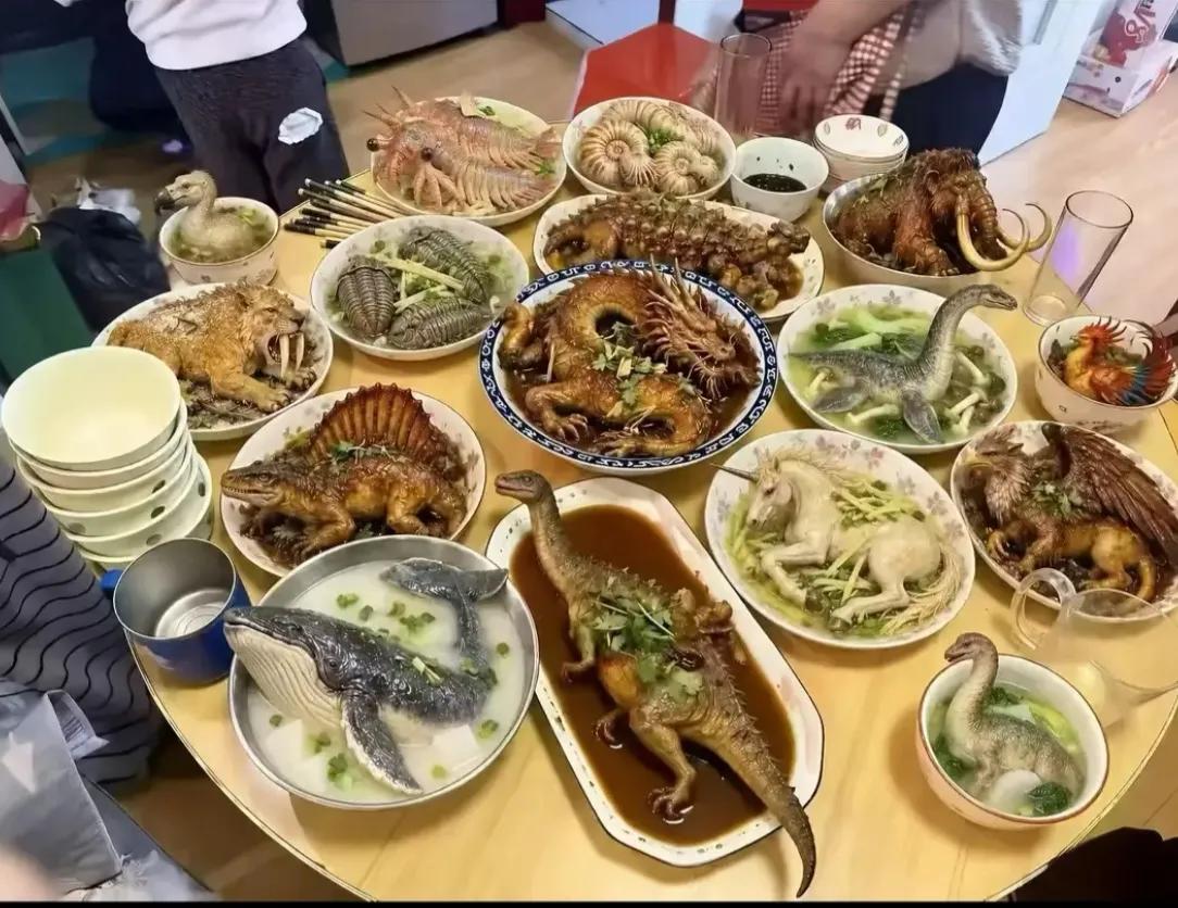 第一次上门去丈母娘家，你们看这一桌饭菜。这规格，算不算很看重我？看着这一桌子大