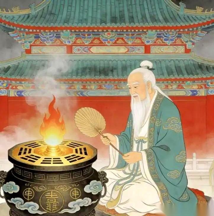 三界都以为太上老君的八卦炉，炼的是长生不老，其实是用来关人的。兜率宫里，小童子