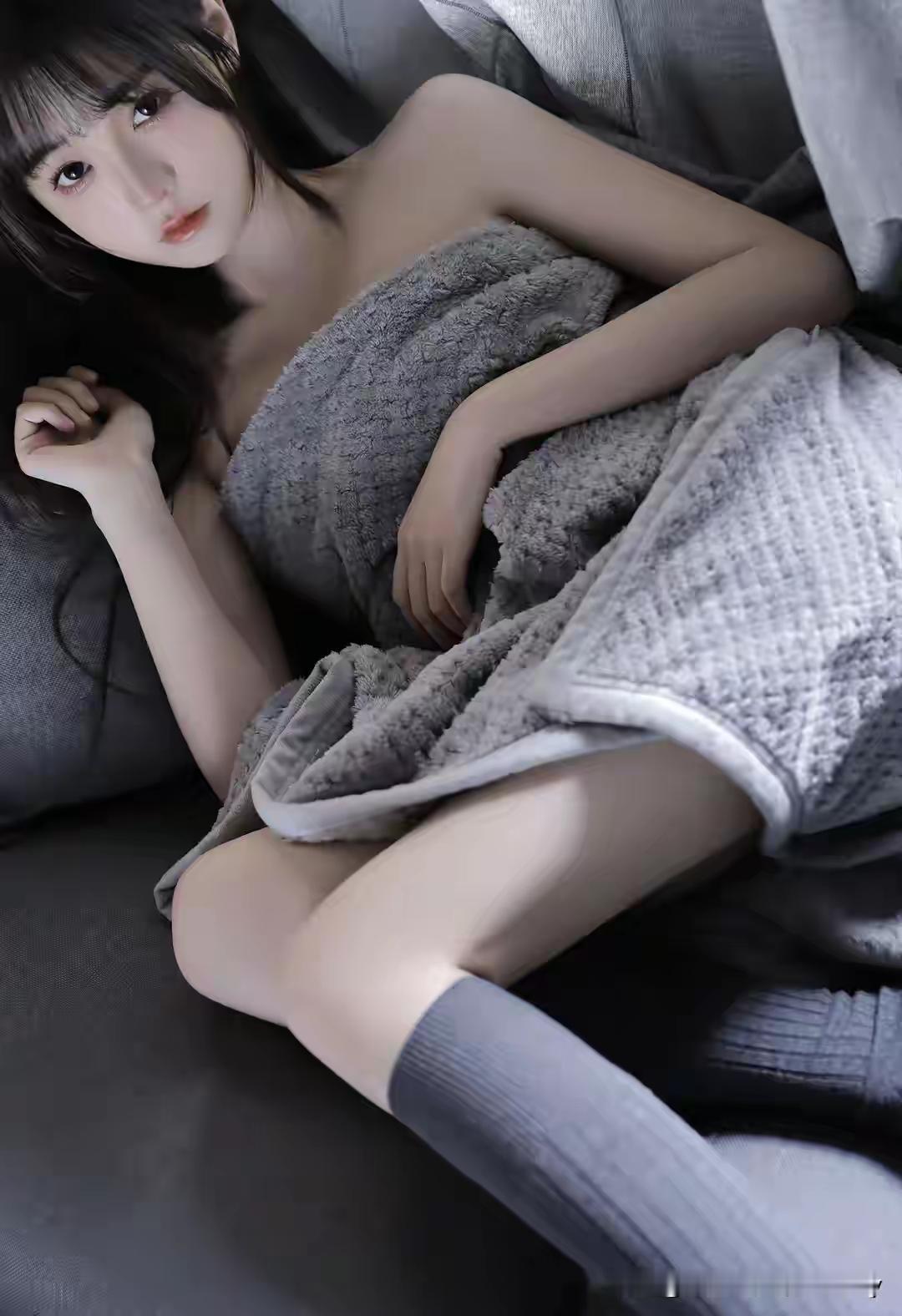 慵懒的午后，裹着毛毯的少女，温柔又迷人。一日三餐之中应该少吃的是哪一餐看看气质