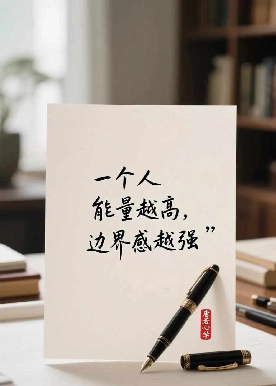 能量越高的人，边界感越强都说能量决定高度，气场影响命运。可你有没有发现，
