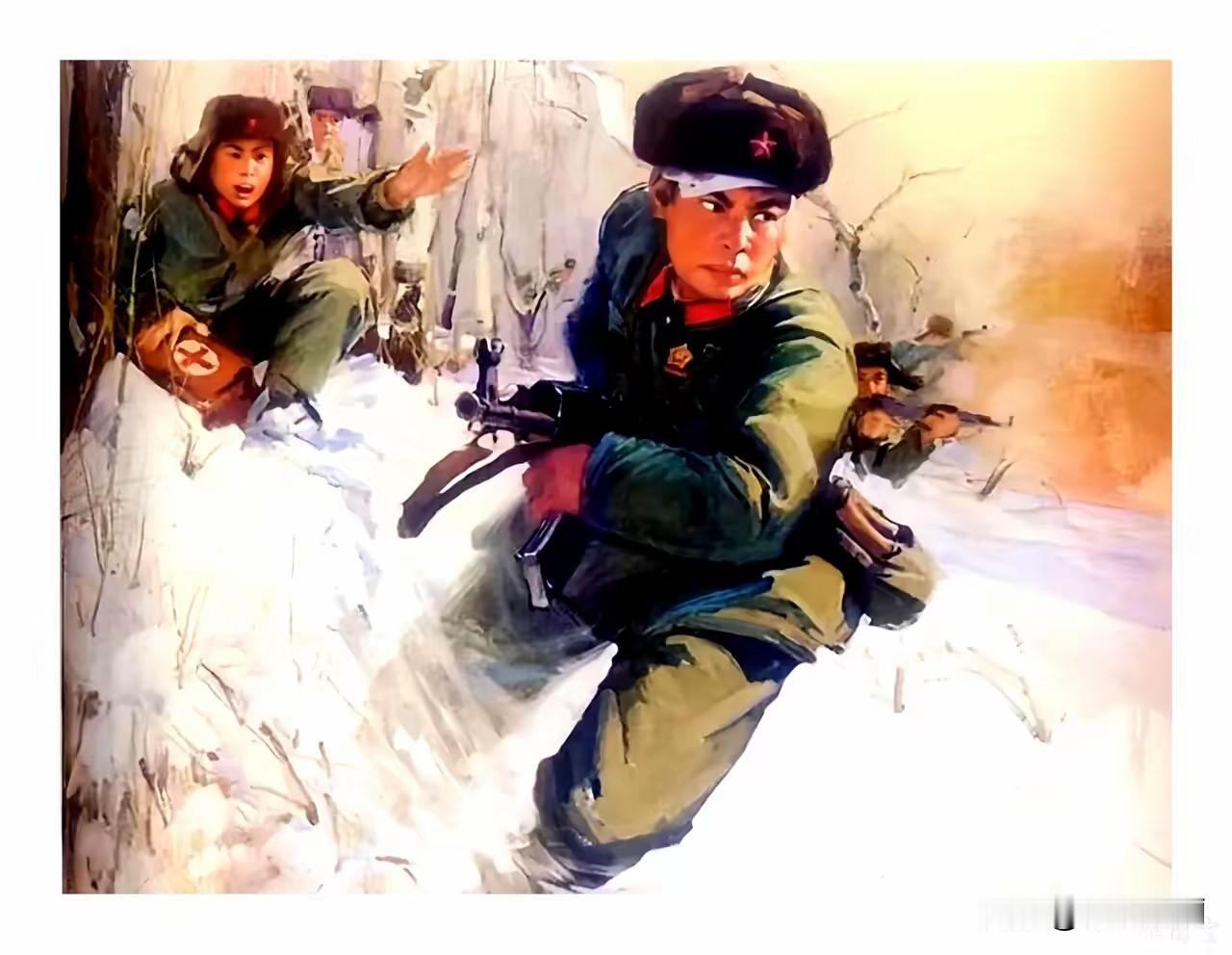 1969年珍宝岛自卫反击战中，于庆阳冲锋时头部中弹昏迷。醒来后他挣脱卫生员，不顾