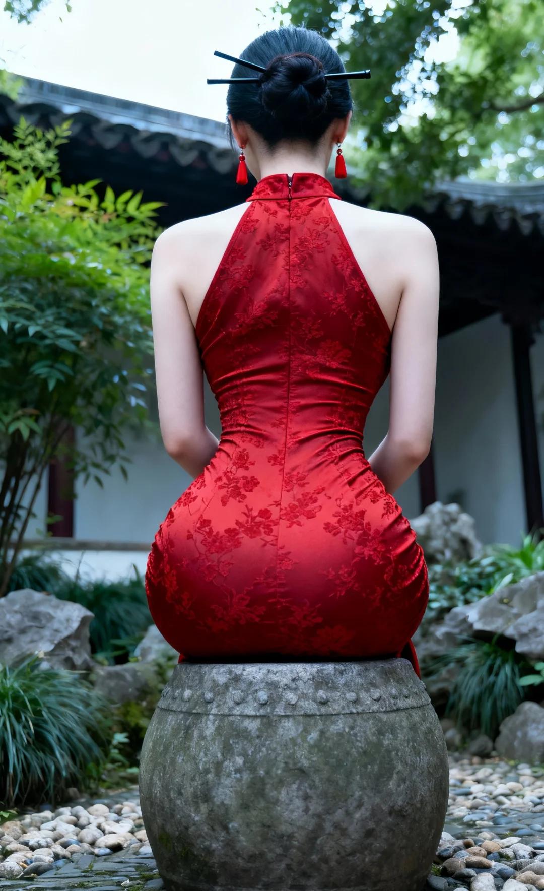 新中式旗袍背影杀，真的爱了！【1】